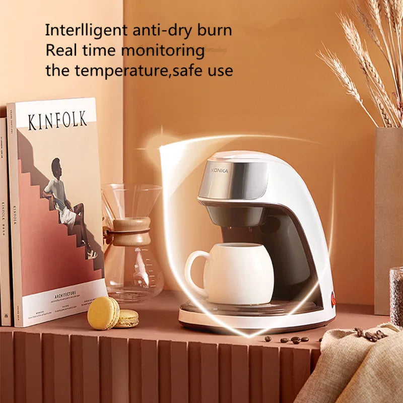 Electric drip coffee machine home small office tea brewing machine Portable Coffee Maker