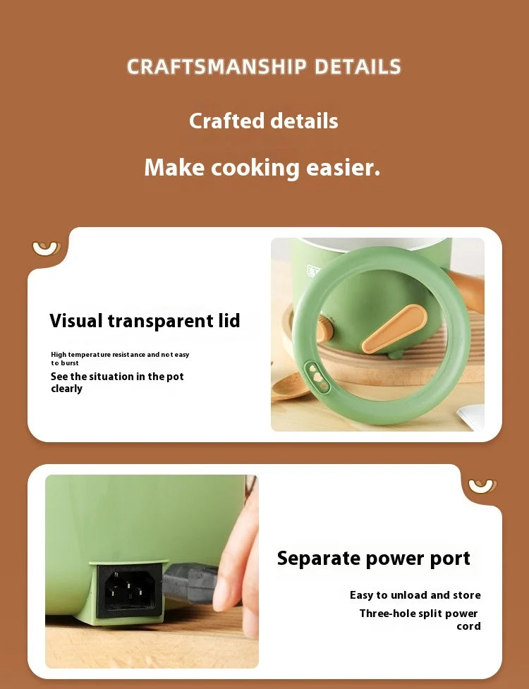 220V/110V Mini Multi Cookers Electric Pot Household Non-stick Pan Hot Pot Rice Cooker Cooking Appliances Electric Rice Cooker