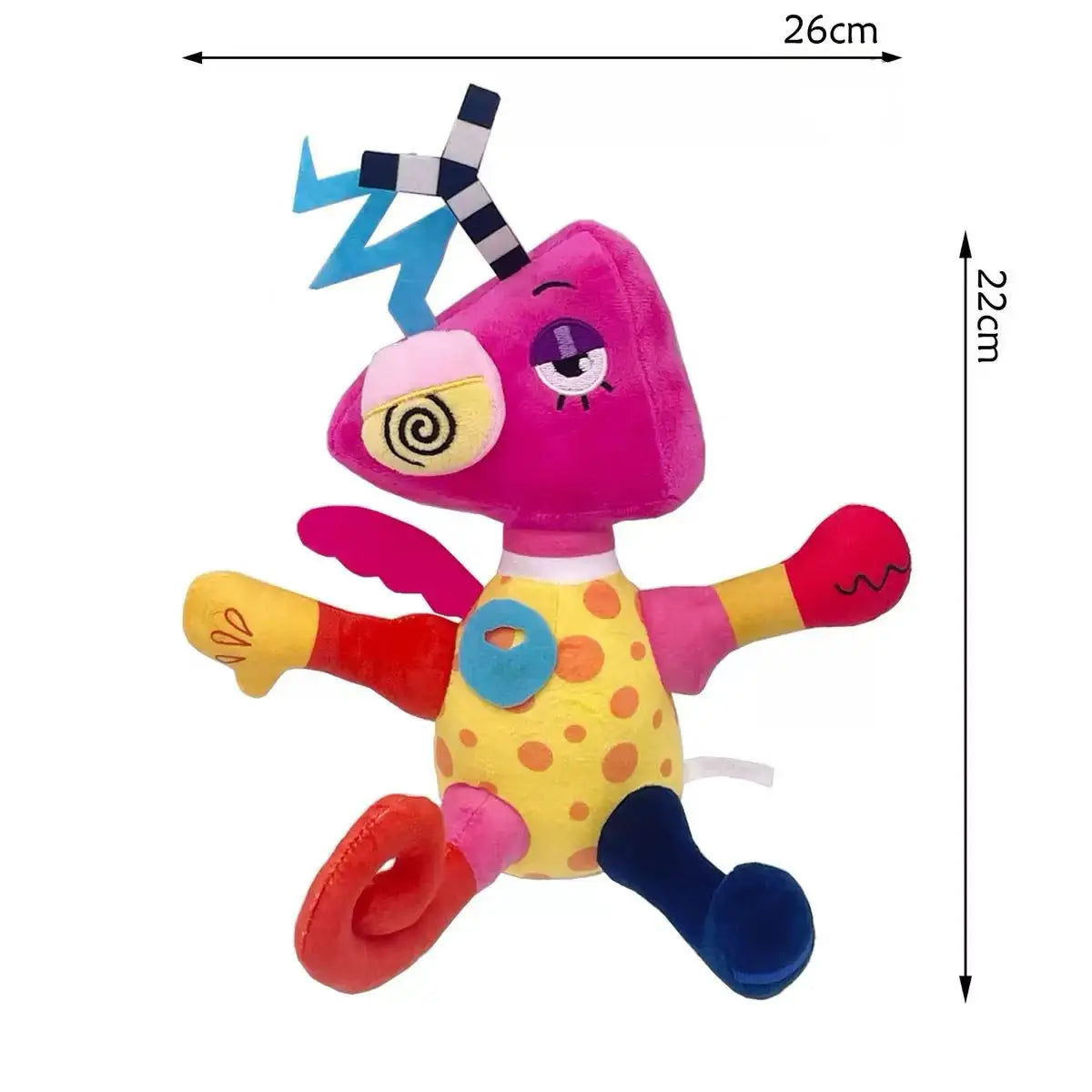 New The Amazing Digital Plush Toys Amazing Circus Clown Rabbit Plush Dolls Periphery Stuffed Toys Kids Adults Gift