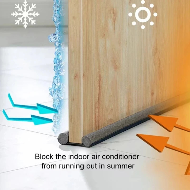 2-Pack Flexible Under Door Draft Stopper Bottom Seal Strip Weather Strip Anti-Cold Gap Blocker Thicker Sealing Strip 93 men di