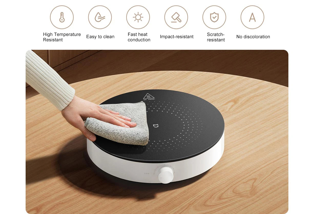 MIJIA Induction Cooktop N1,6 Gear Fire Adjustment,8 Safety Protection,Electric Induction Cookers,2100W Power,220V Voltage