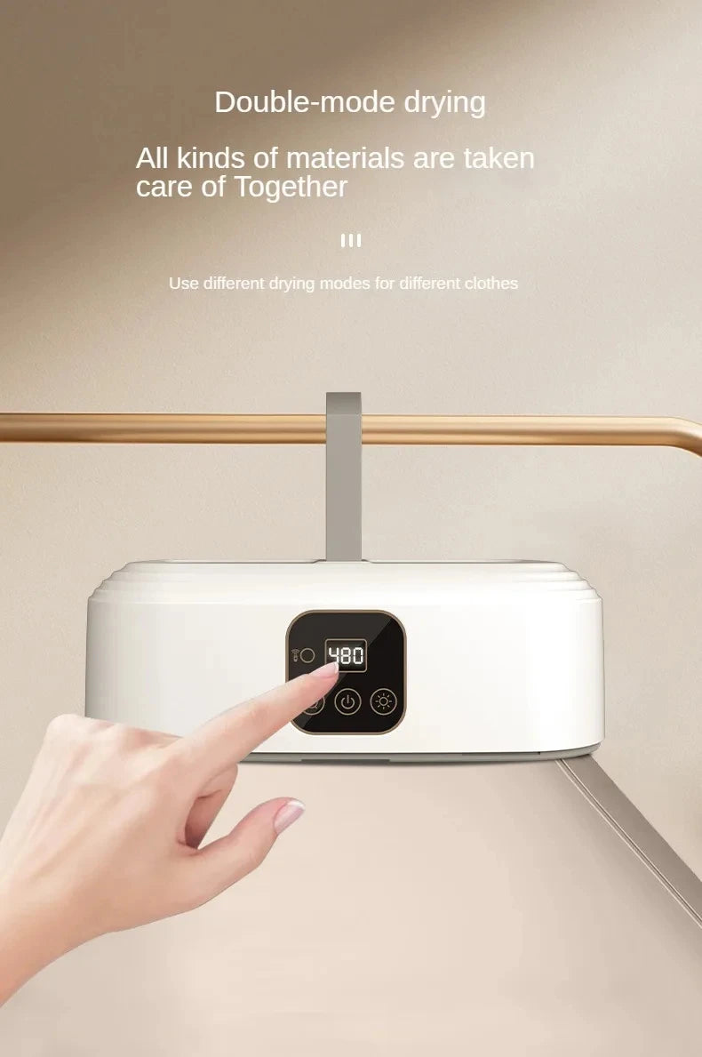 HOMEFISHMultifunctional Dryer Electric Clothes Home Cabinet Floor Machine Dryers Warm Air Dryer With Timing Home with Remote