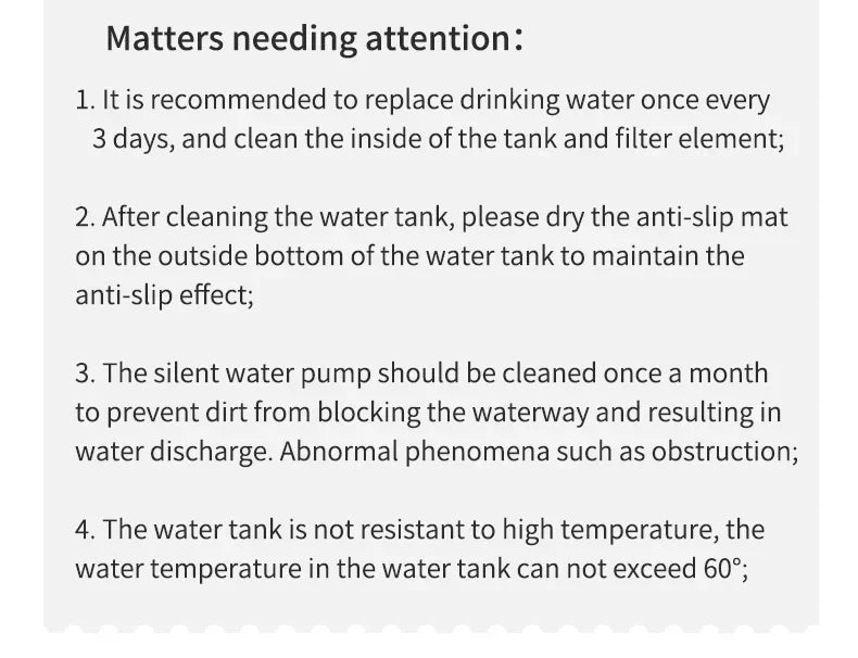 3L Cat Water Fountain Auto ERecirculate Filter Large Capacity Filtring Cat Water Drinker 1USB Electric Mute Cats Water Dispenser