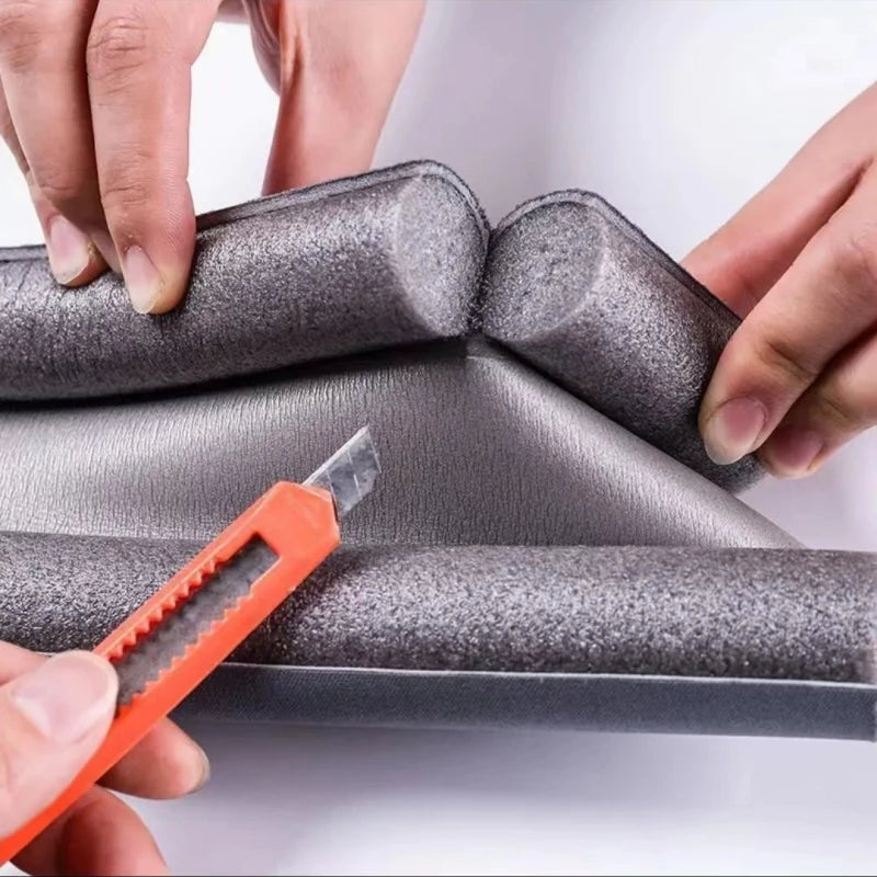 2-Pack Flexible Under Door Draft Stopper Bottom Seal Strip Weather Strip Anti-Cold Gap Blocker Thicker Sealing Strip 93 men di