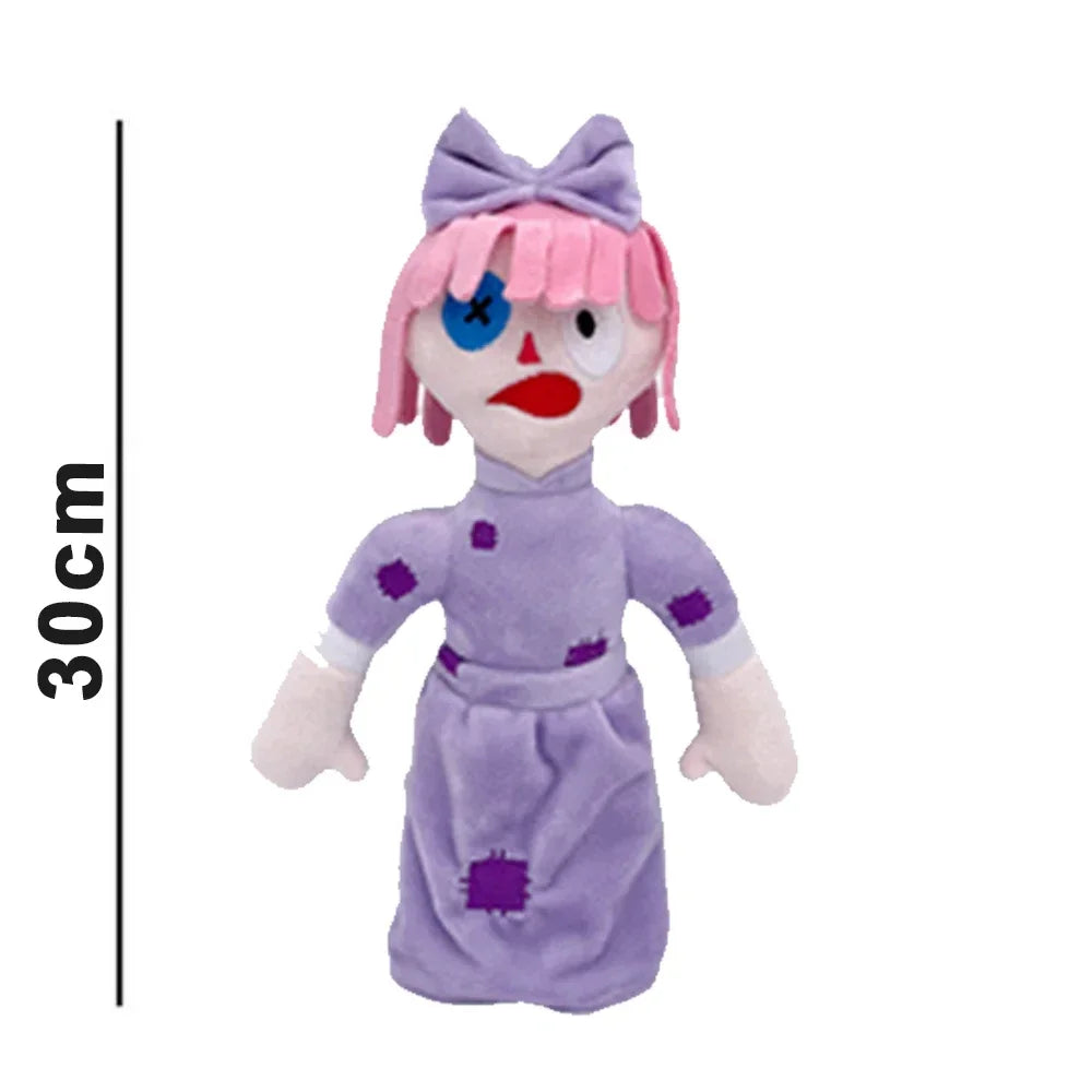 ///New Styles The Amazing Digital Circus Pomni Jax Plush Toy Anime Cute Theater Rabbit Doll Cartoon Clown Christmas Kids Gifts