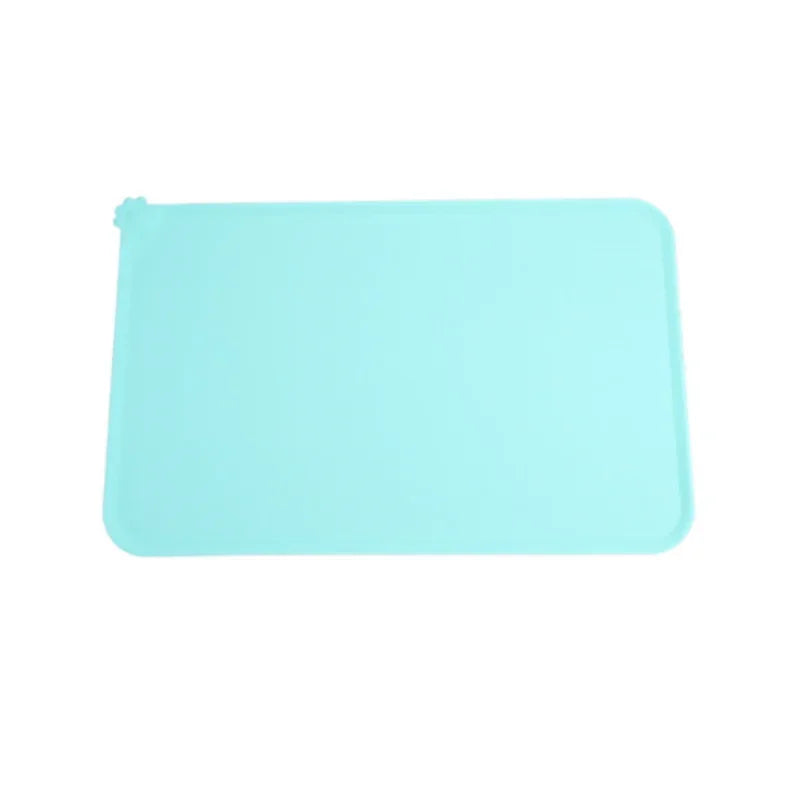 Silicone Pet Food Mat Waterproof Non-Slip Cat Dog Feeding Bowl Pad Easy Clean Pet Accessories
