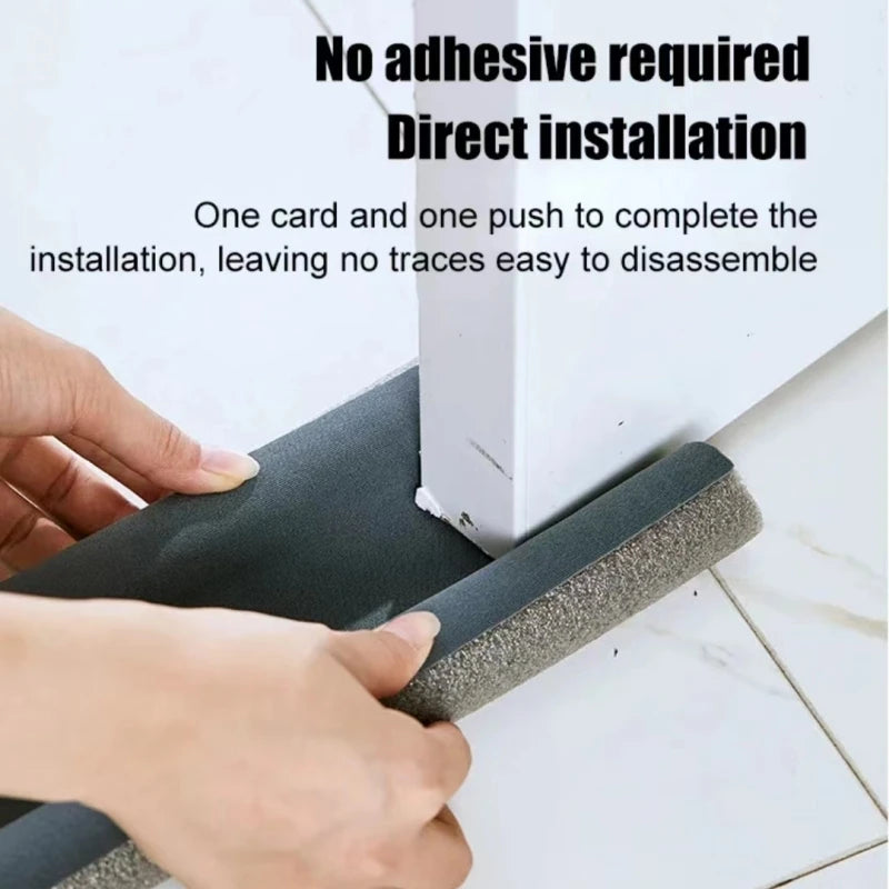 2-Pack Flexible Under Door Draft Stopper Bottom Seal Strip Weather Strip Anti-Cold Gap Blocker Thicker Sealing Strip 93 men di