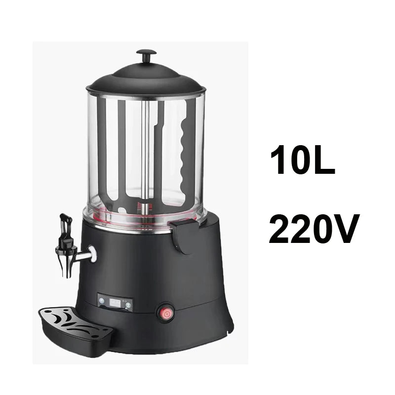 110V 220V 10L Hot Chocolate Warmer Machine Electric Hot Drink Milk Juice Mixer Blender Coffee Milk Wine Tea Dispenser Machine