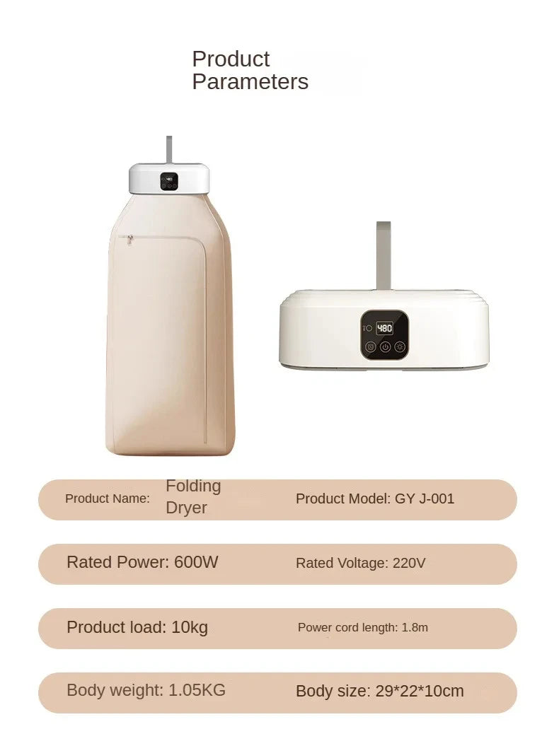 HOMEFISHMultifunctional Dryer Electric Clothes Home Cabinet Floor Machine Dryers Warm Air Dryer With Timing Home with Remote