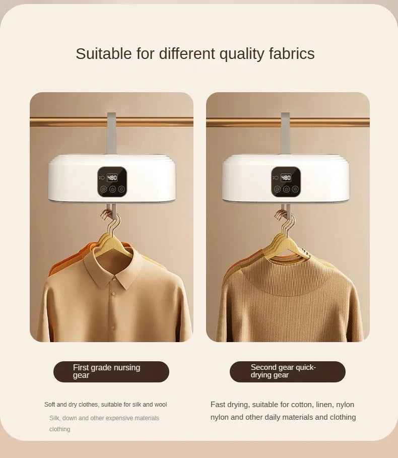 HOMEFISHMultifunctional Dryer Electric Clothes Home Cabinet Floor Machine Dryers Warm Air Dryer With Timing Home with Remote
