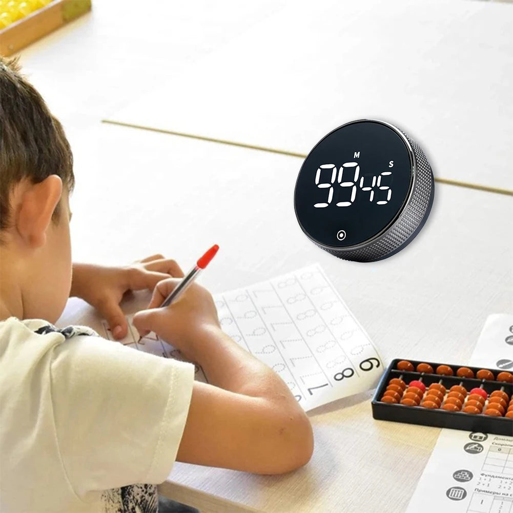 Digital Magnetic Kitchen Timer Shower Study Stopwatch Countdown Countup Timer Time Stopwatch Alarm for Classroom Cooking Fitness