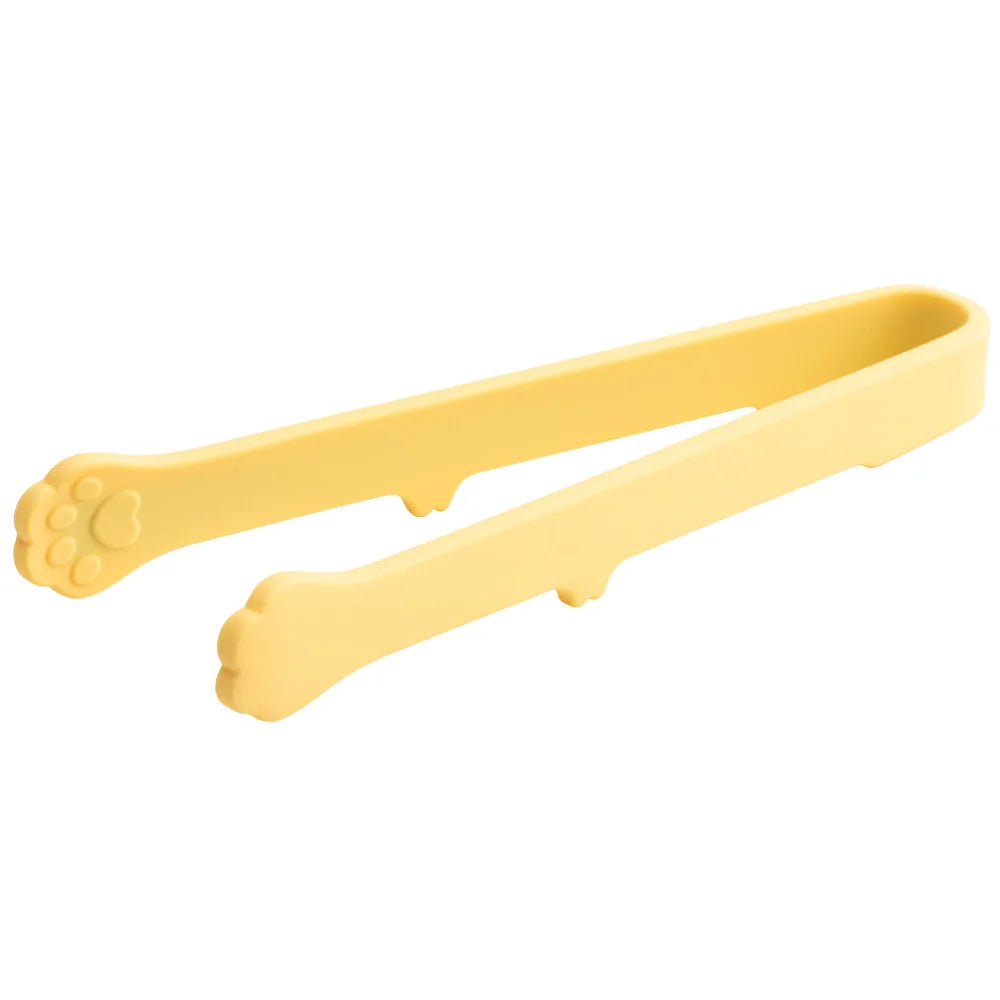 Cute Cat Paw Silicone Food Tongs Multicolor Food-Grade Kitchen Gadgets for Fruit Salad  Ice Cube Practical Kitchen Accessories