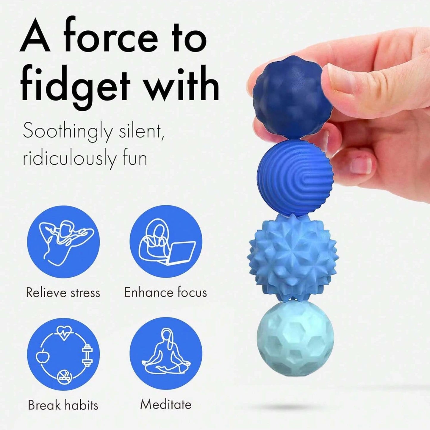 Magnetic Balls Fidget Toy EDC Anti Stress Relief Toy Antistress Anxiety Sensory Magnet Fidgeting for Adult Kids Autism ADHD Gift