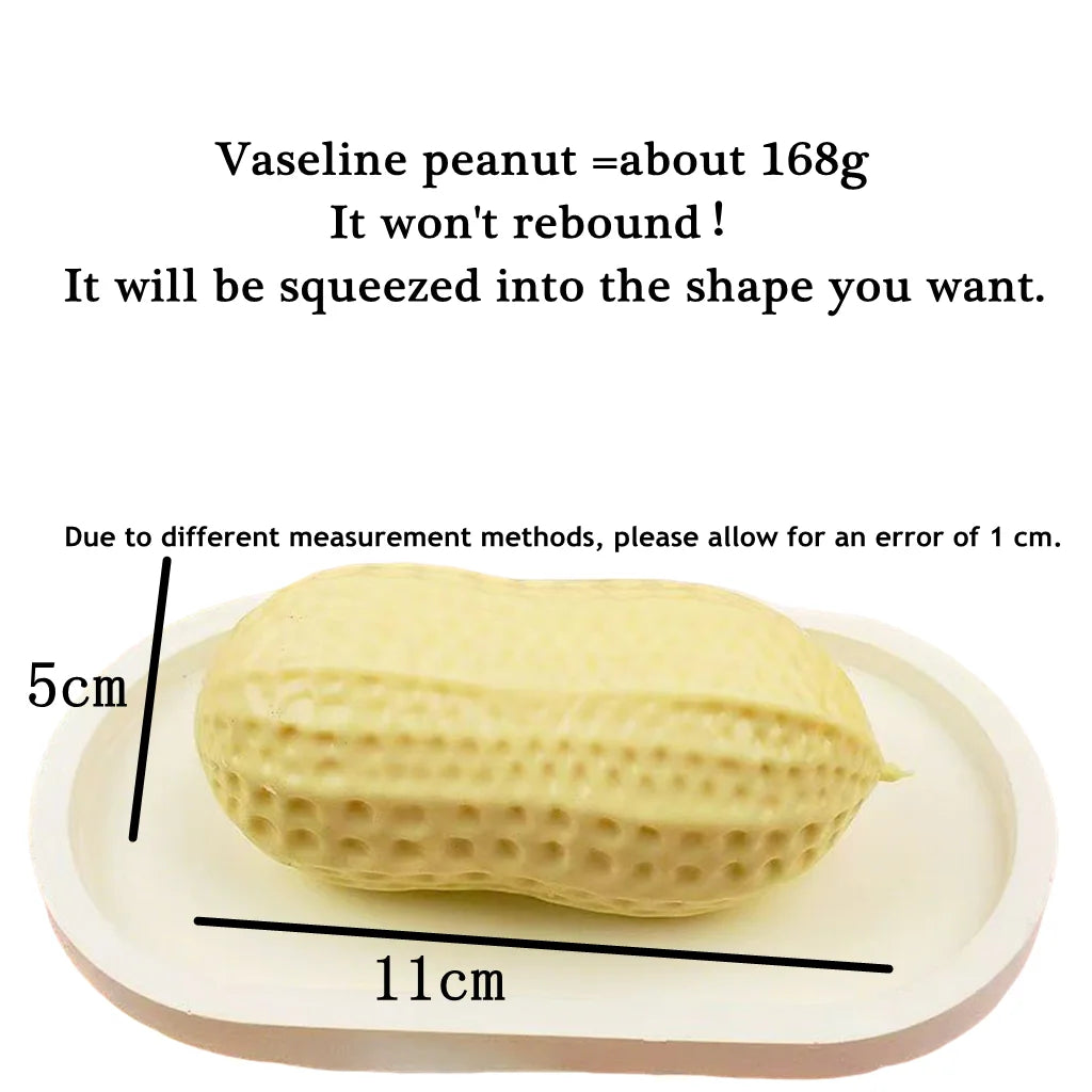 Peanut Stress Relief Toys Soft Squeeze Toy Squishy Toy No Rebound Sensory Fidget Toy ASMR Sensory Anti Stress Toys for Adults