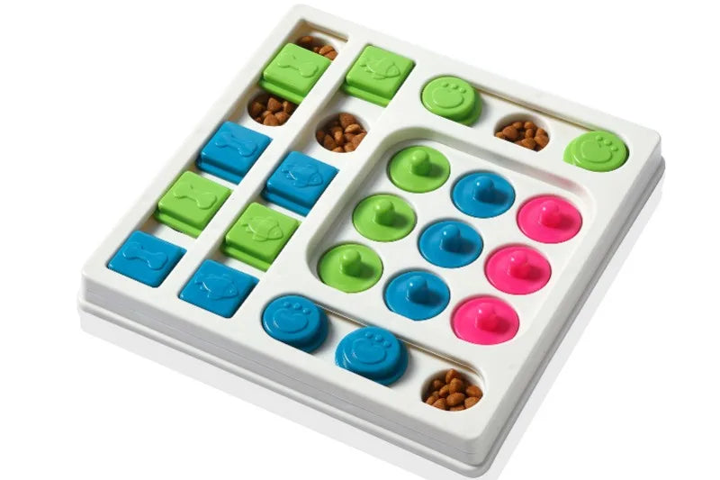 Dog Puzzle Toys Slow Feeder Interactive Increase Puppy IQ Food Dispenser Slowly Eating NonSlip Bowl Pet Cat Dogs Training Game
