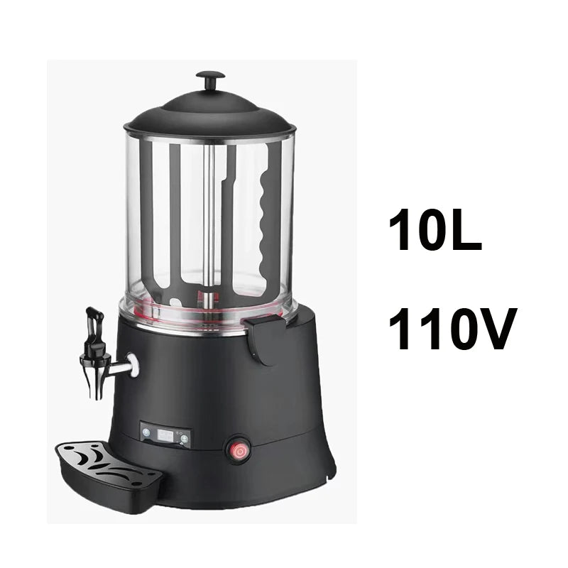 110V 220V 10L Hot Chocolate Warmer Machine Electric Hot Drink Milk Juice Mixer Blender Coffee Milk Wine Tea Dispenser Machine