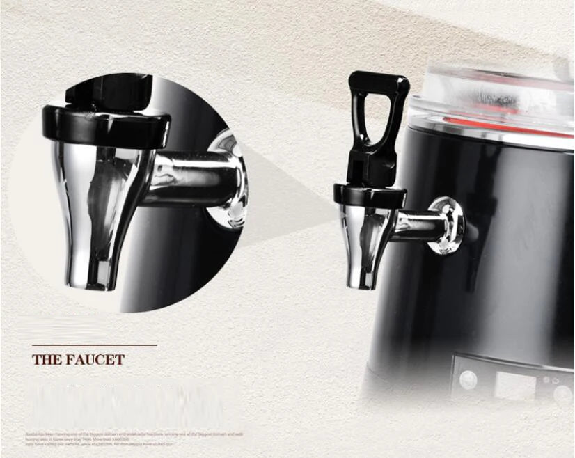 110V 220V 10L Hot Chocolate Warmer Machine Electric Hot Drink Milk Juice Mixer Blender Coffee Milk Wine Tea Dispenser Machine