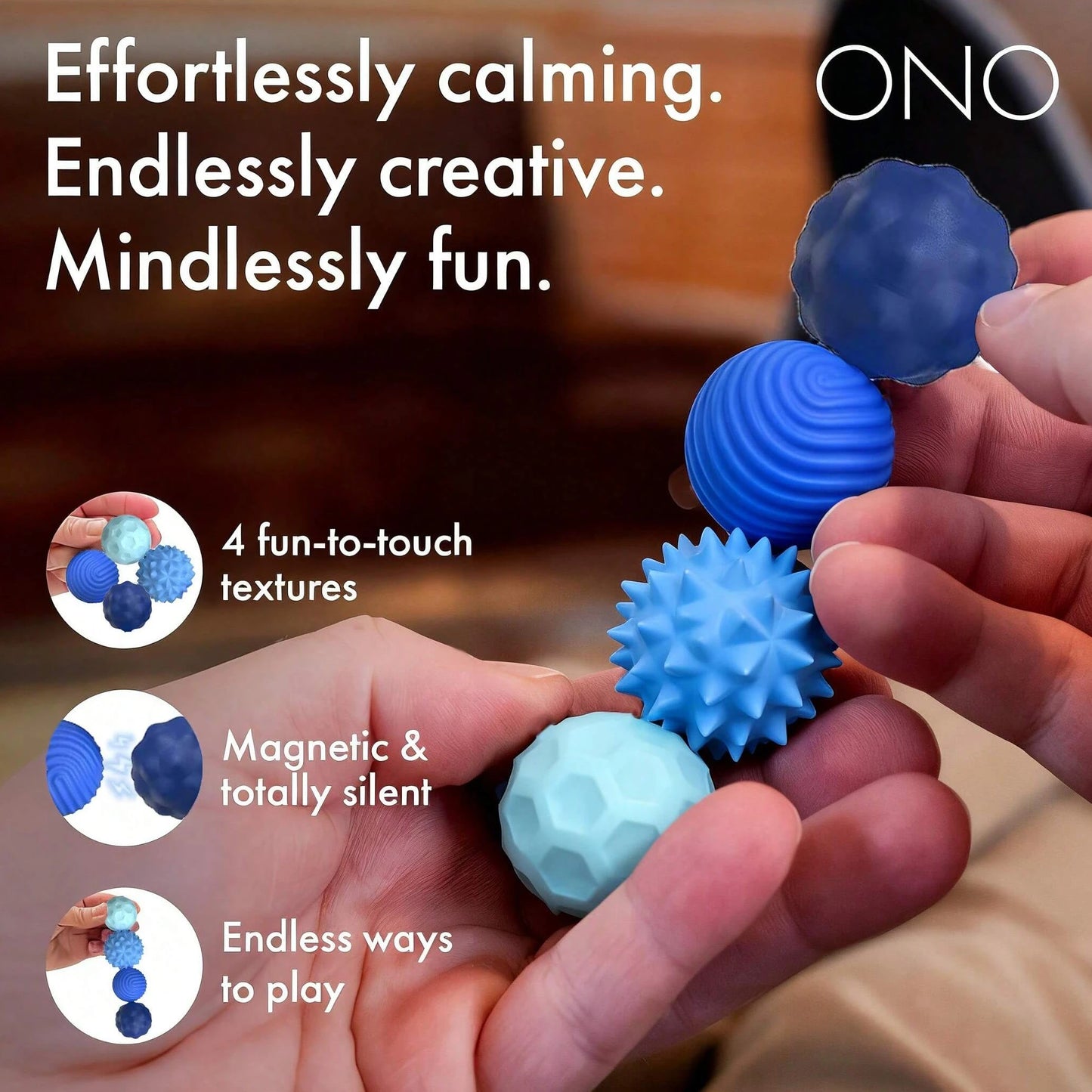 Magnetic Balls Fidget Toy EDC Anti Stress Relief Toy Antistress Anxiety Sensory Magnet Fidgeting for Adult Kids Autism ADHD Gift