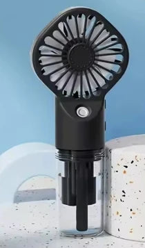 Handheld Mini Fan Air Conditioner USB Rechargeable Portable Mist Cooler Cooling Spray Humidifier Fan for Home/Office/Dorm