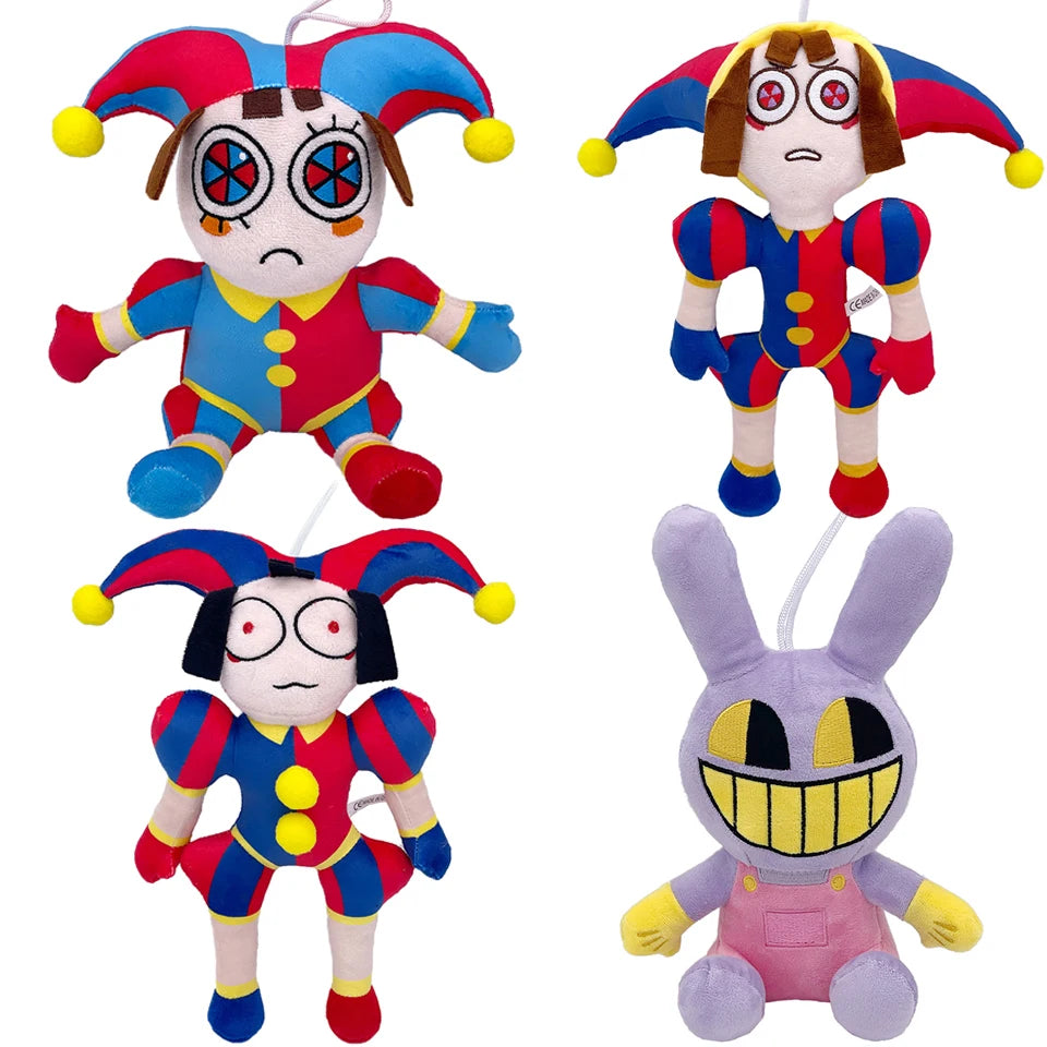 HOT The Amazing Plush Digital Circus Kawaii Plush Doll Stuffed Joker Pillow Manga Anime Christmas Birthday Gift Toys