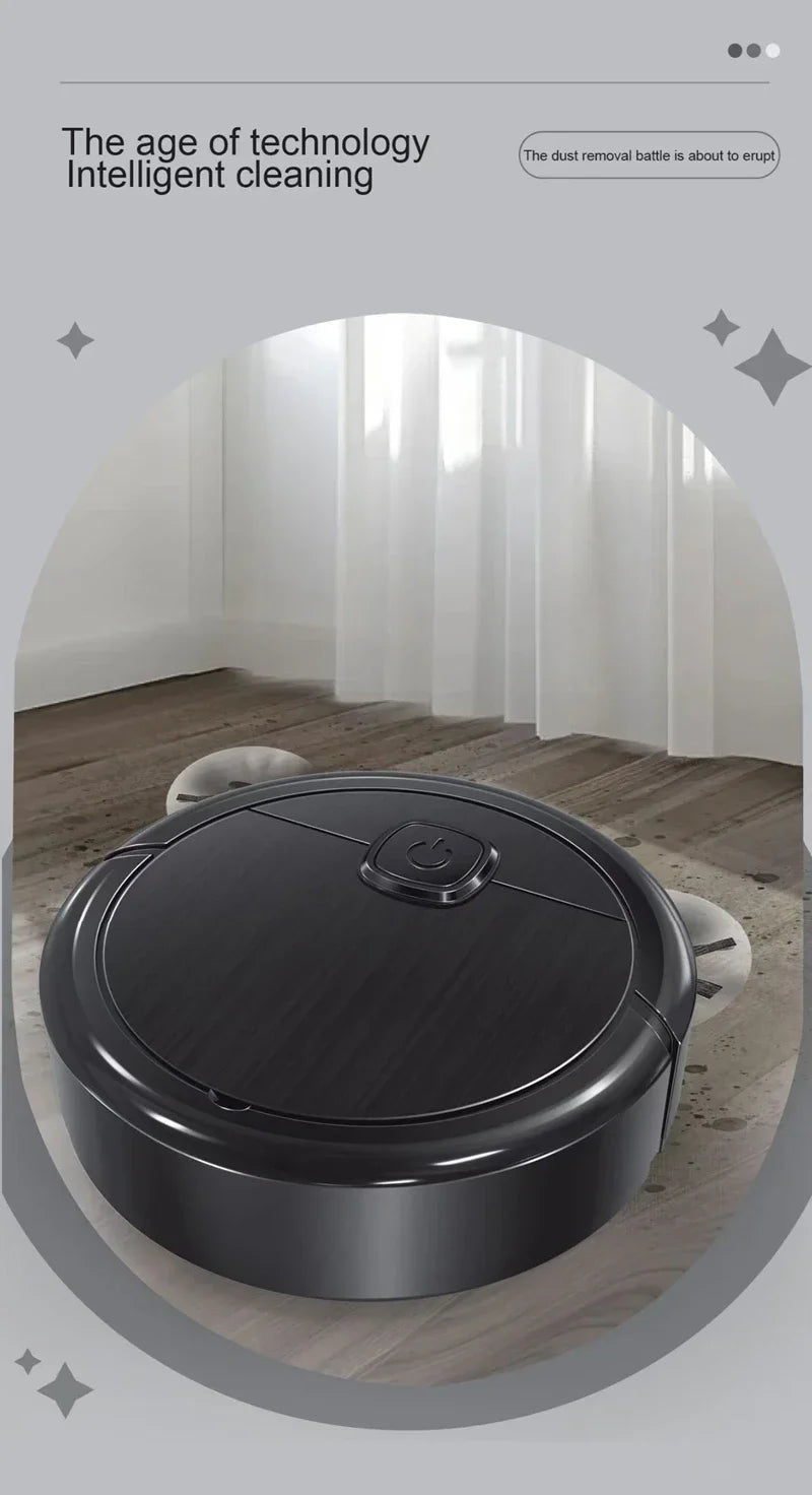 Lenovo 3-in-1 Smart Sweeping Robot Vacuum Mop 4000pa Strong Suction Washable Mop For Pet Hair Hard Floor Ideal Home Kitchen Room