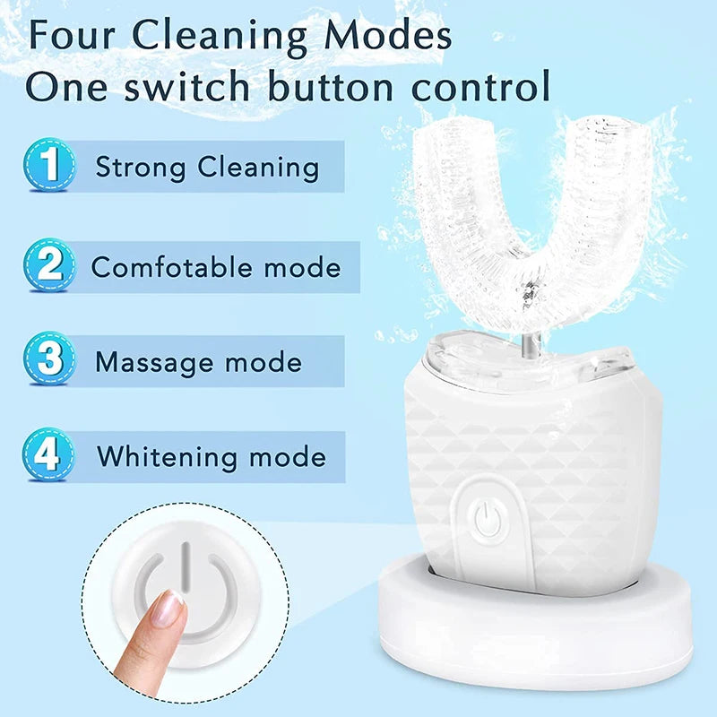 Dental Care U shape electric toothbrush manufacturer 360 degree U-shaped automatic electric toothbrush