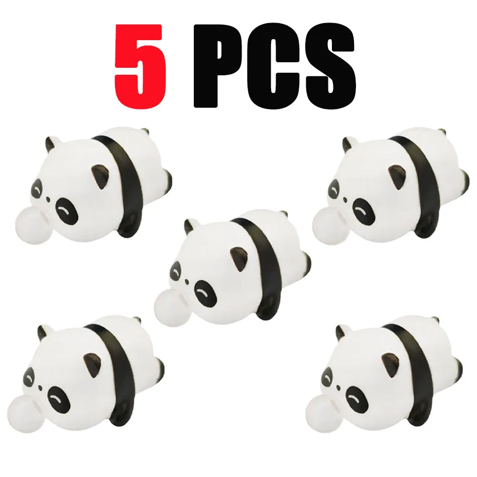 Cute Animal Bubble Squeeze Toys, Panda & Pig Slow Rebound Squishies Office Gags and Stress Relief Viral Desk Gadgets for Pranks