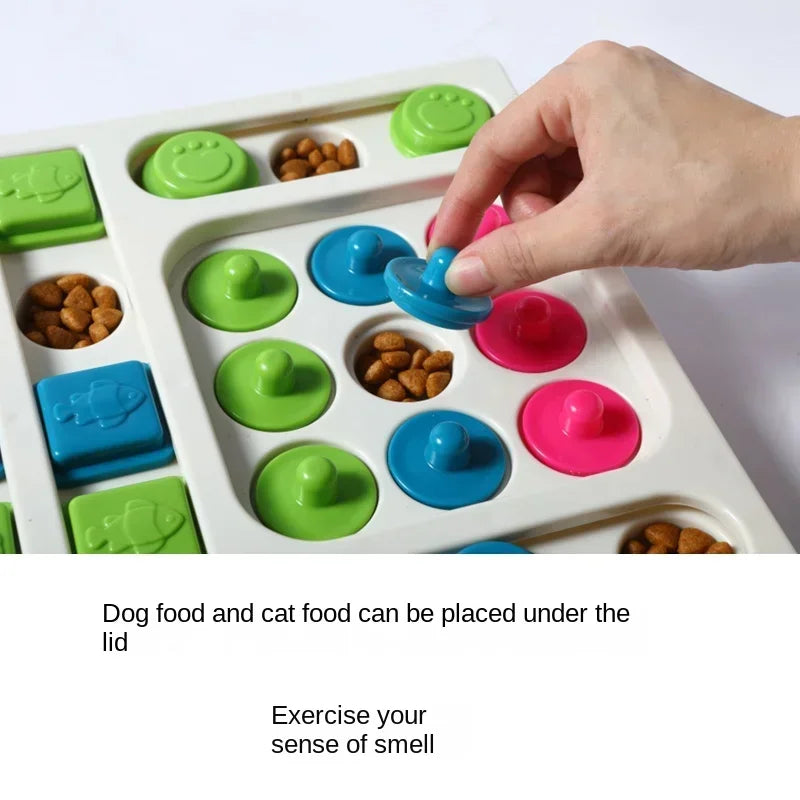Dog Puzzle Toys Slow Feeder Interactive Increase Puppy IQ Food Dispenser Slowly Eating NonSlip Bowl Pet Cat Dogs Training Game