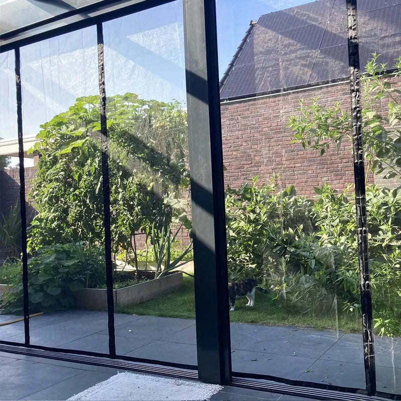 DTGJ Magnetic Door Screen Mosquito Net Custom Size Summer Anti insect Mesh Automatic Closing Curtain Applicable to glass doors