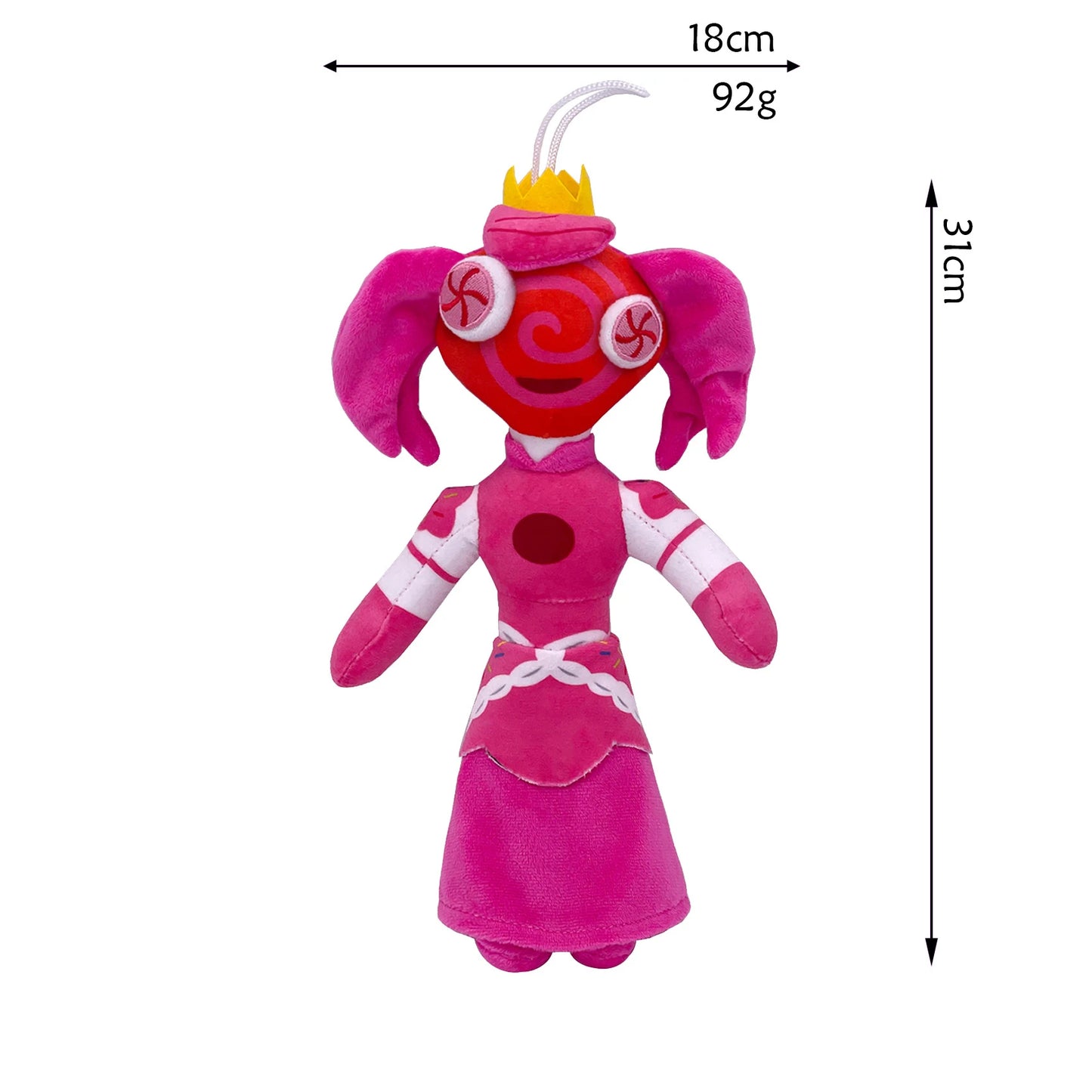 Hot Game Maid Jax Plush Toy THE AMAZING DIGITAL CIRCUS Anime Plushies Cuddly Stuffed Doll Kids Birthday Christmas Gifts