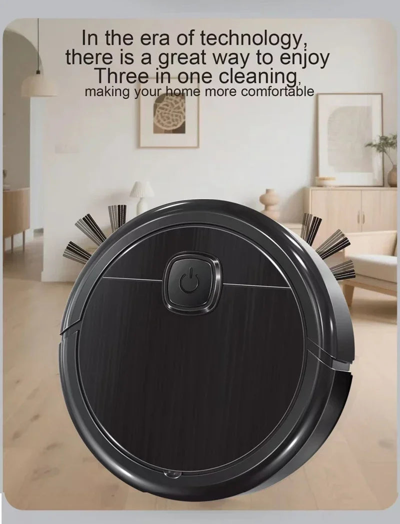 Lenovo 3-in-1 Smart Sweeping Robot Vacuum Mop 4000pa Strong Suction Washable Mop For Pet Hair Hard Floor Ideal Home Kitchen Room