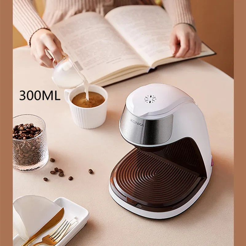 Electric drip coffee machine home small office tea brewing machine Portable Coffee Maker