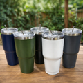 Vaso Termico con sorbete metálico por mayor - Bazar Mayorista