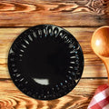 Plato postre badem negro por mayor - Bazar Mayorista