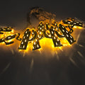 Guirnalda led cactus dorado por mayor - Bazar Mayorista