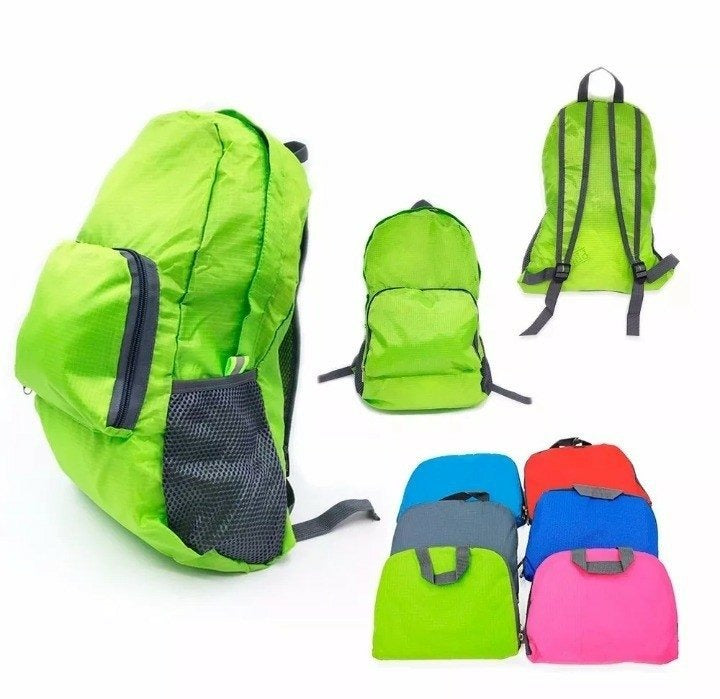 Mochila plegable por mayor - Bazar Mayorista