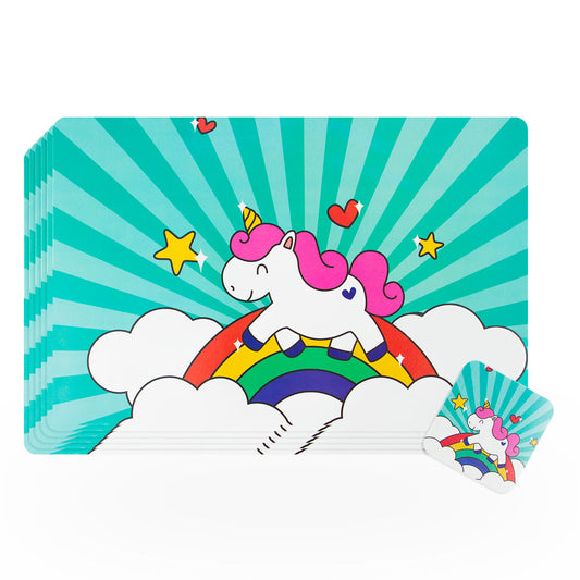 Individuales unicornio por mayor - Bazar Mayorista