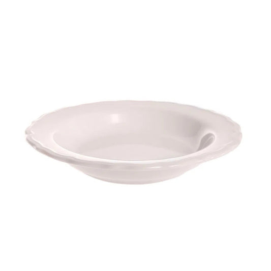 Plato hondo juliet blanco por mayor - Bazar Mayorista