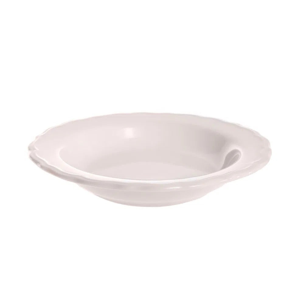 Plato hondo juliet blanco por mayor - Bazar Mayorista