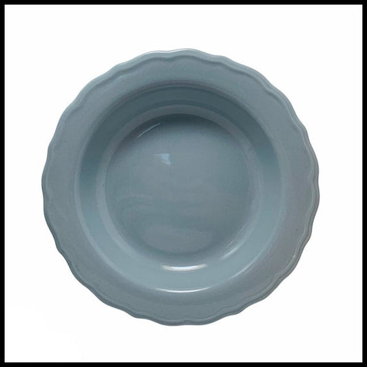 Plato hondo juliet gris por mayor - Bazar Mayorista