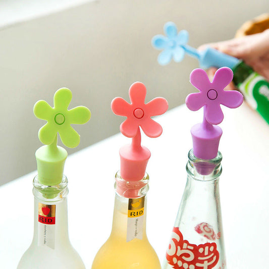 Tapón flor x6 por mayor - Bazar Mayorista