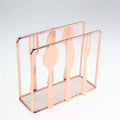 Porta servilletas cubiertos rose por mayor - Bazar Mayorista