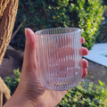 Vaso Corto line tornasolado por mayor - Bazar Mayorista