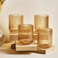 Vaso corto line gold por mayor - Bazar Mayorista