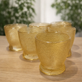 Set x 6 vasos cortos Dot Gold por mayor - Bazar Mayorista