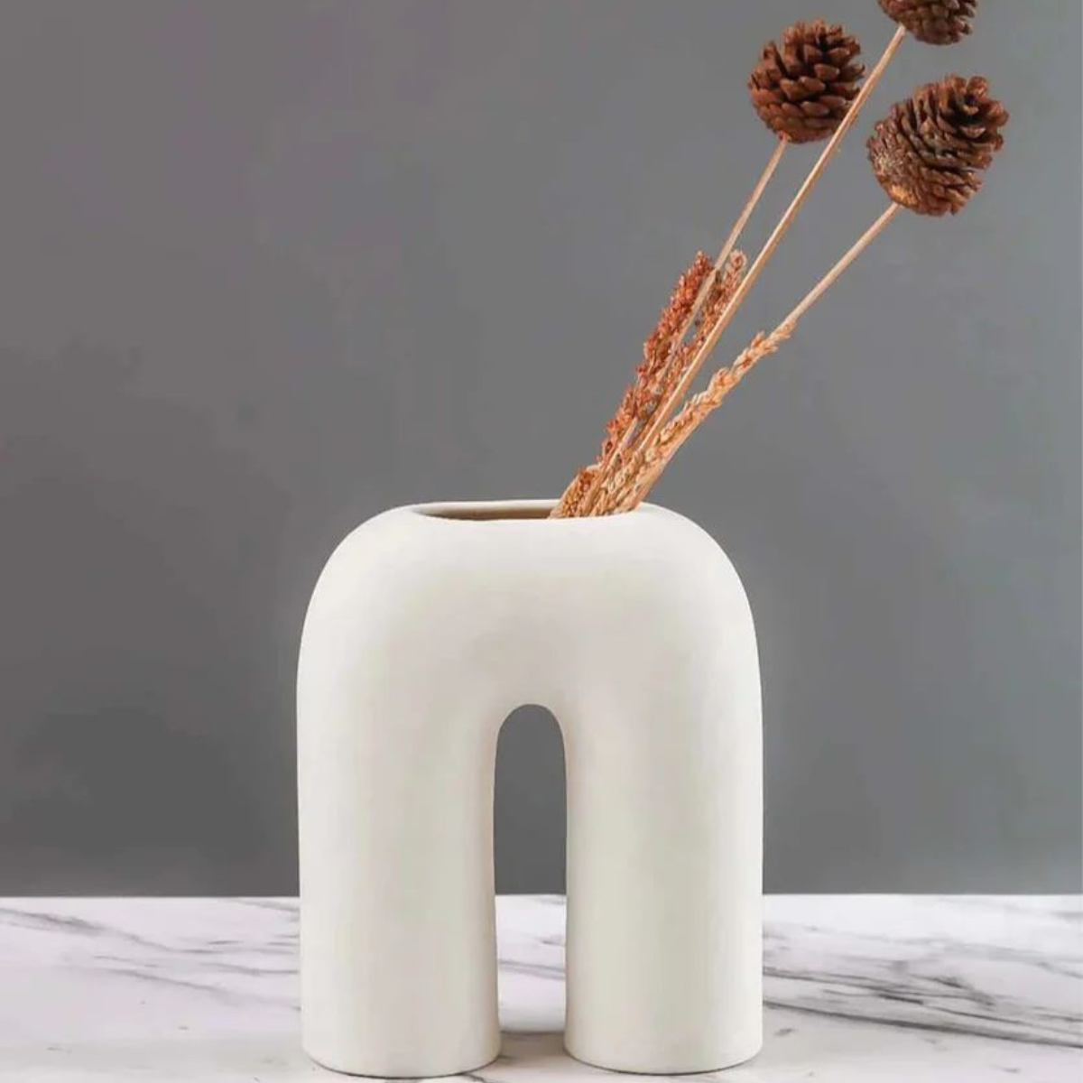 Jarrón Ceramica Arco por mayor - Bazar Mayorista