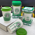 Vaso Starbucks con tapa por mayor - Bazar Mayorista