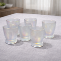 Set x 6 vasos cortos Dot tornasol por mayor - Bazar Mayorista