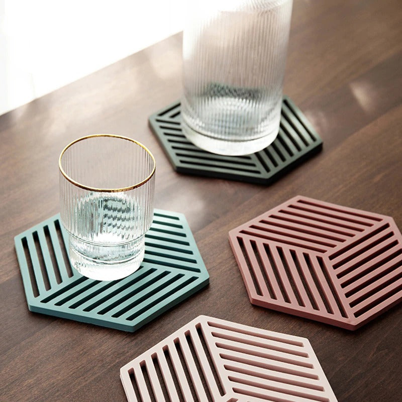 Posa vaso exagon por mayor - Bazar Mayorista