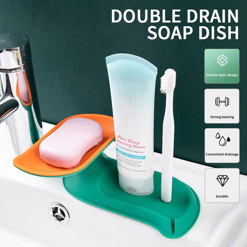 Jabonera y organizador de baño por mayor - Bazar Mayorista